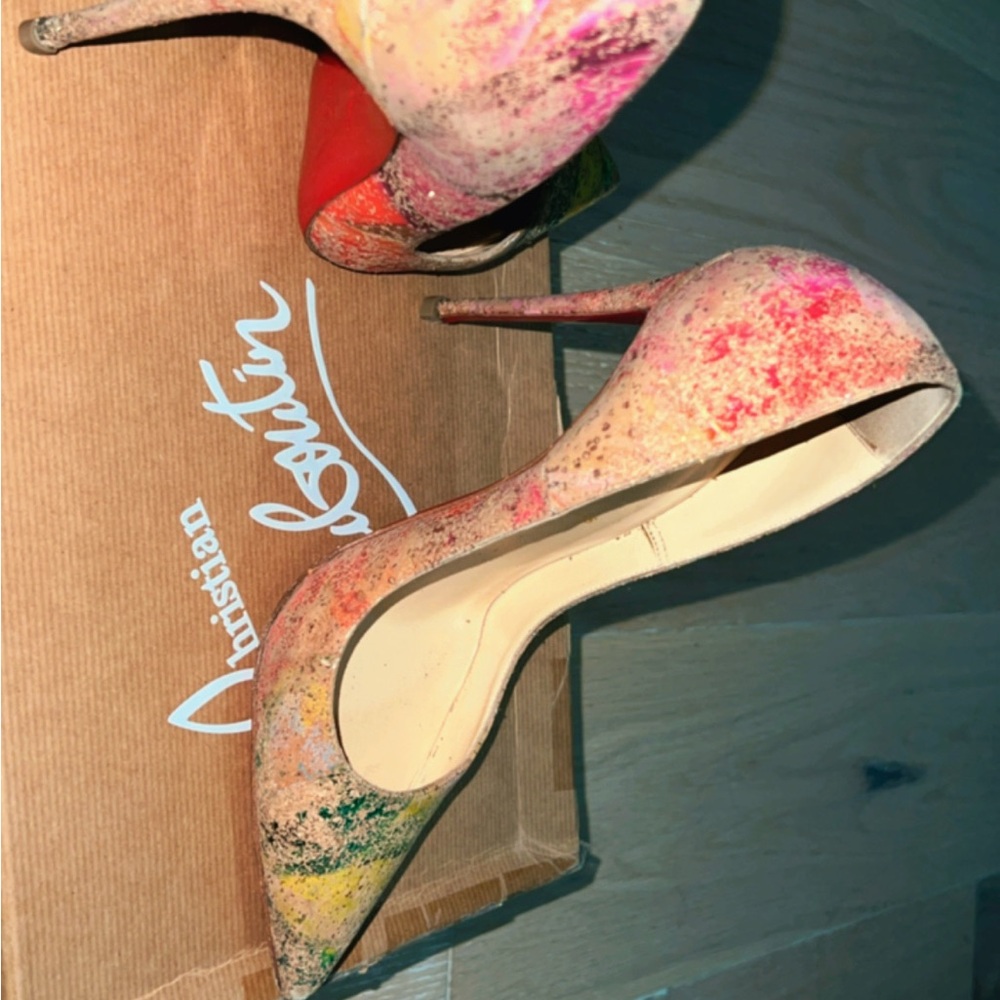 Christian Louboutin Multicolor Stiletto Heels